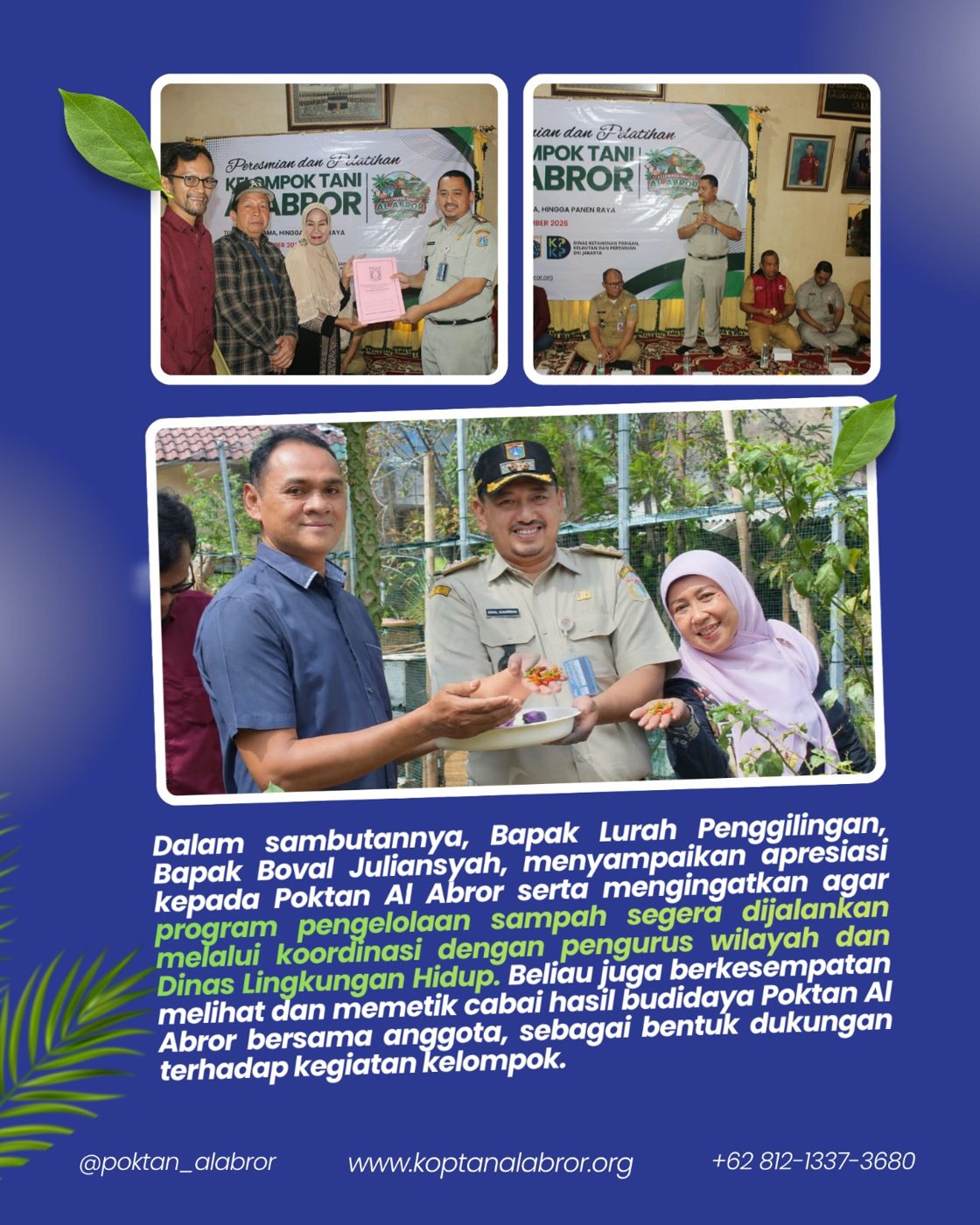 Sambutan Lurah Penggilingan